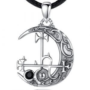 Mystical Wiccan Necklace in 925 Sterling Silver