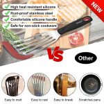 Premium Fish Spatula Turner Set of 2 - Perfect for Nonstick Cookware - Image 4