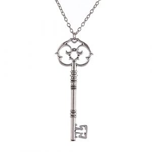 Enchanting Witches Key Necklace - A Charming Pagan-Inspired Gothic Accessory