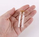 Charming 24-Piece Miniature Glass Bottle Set with Cork Stoppers - Image 2