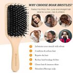 Versatile Boar Bristle Hair Brush for All Hair Types - Image 3