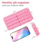 Monthly Pill Organizer with Large Capacity Compartments - Image 3