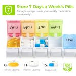 Easy-Open Weekly Pill Organizer with Large Compartments - Image 3