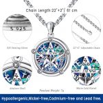 Divine Harmony Silver Witch's Knot Necklace - Image 3