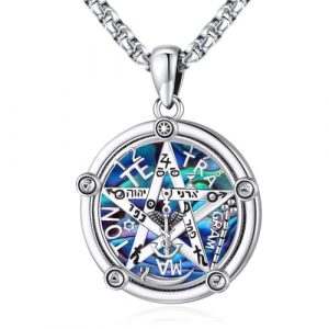 Divine Harmony Silver Witch's Knot Necklace