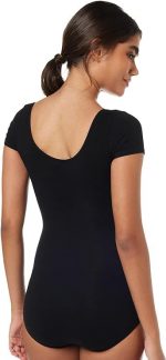 Women's Classic Short Sleeve Dance Leotard - Image 4