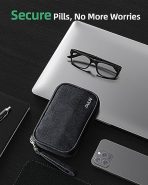 Chic Weekly Pill Organizer with Portable Carry Bag - Image 2