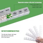 Dual Pack Weekly Pill Organizer - 7 Day Large Capacity Medication Case - Image 5