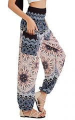 Bohemian Flowy Yoga Pants for Women - Image 2