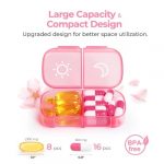 Extra-Large Weekly Pill Organizer with Easy-Fill Design - Image 3