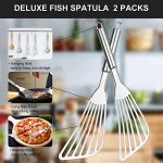 2-Piece Deluxe Stainless Steel Fish Spatula Set - Image 4