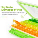 Moistureproof Monthly Pill Organizer with Removable Weekly Rows - Image 5
