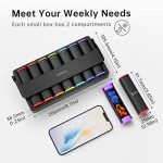 Compact Weekly Pill Organizer for Daily Medication Management - Image 2