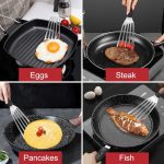 Premium Fish Spatula Turner Set of 2 - Perfect for Nonstick Cookware - Image 6