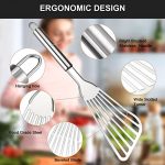 2-Piece Deluxe Stainless Steel Fish Spatula Set - Image 5
