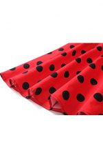Classic Polka Dot Halter Swing Dress - Image 6