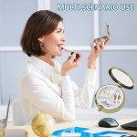 Compact and Chic Retro Pill Box with Mirror - Image 6
