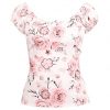 Floral White Pink