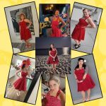 Classic Polka Dot Halter Swing Dress - Image 4