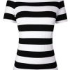 Wide Black White Stripe