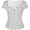 White Polka Dot