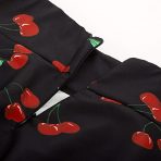 Elegant High Waist A-Line Midi Skirt with Pockets - Image 4