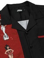 Men's 50s Rockabilly Bowling Shirts with Beach Aloha Style - Image 3