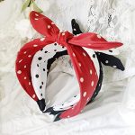 Charming 3-Pack Polka Dot Bow Headbands with Removable Rabbit Ears - Image 3