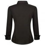 Women's Stretchable Long Sleeve Button Down Shirt - Image 2