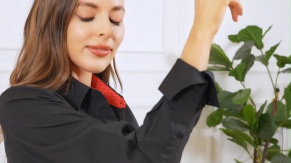 Women's Stretchable Long Sleeve Button Down Shirt - Image 7