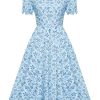 Blue-floral Print 2