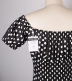 Timeless Classic: Women's 1950s Vintage-Inspired Off Shoulder Blouse - Image 6