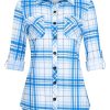 Blue-white Plaid