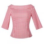 Elegant Retro-Inspired Women's Blouse with Bow Tie Accent