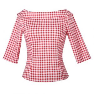 Elegant Retro-Inspired Women's Blouse with Bow Tie Accent