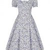 Blue Purple-leopard Floral