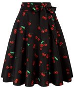 Elegant High Waist A-Line Midi Skirt with Pockets