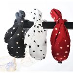 Charming 3-Pack Polka Dot Bow Headbands with Removable Rabbit Ears - Image 6