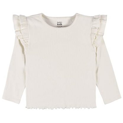 Toddler Girls' Double Ruffle Long Sleeve Tops (2-Pack) - Image 2