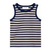 Tank Navy Blue and Beige