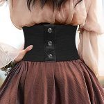 Elegant Black Corset Waist Belt for Women - Image 3