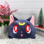 Reversible 8'' Cat Plush Doll - Double-Sided Mood Flip Toy - Image 2