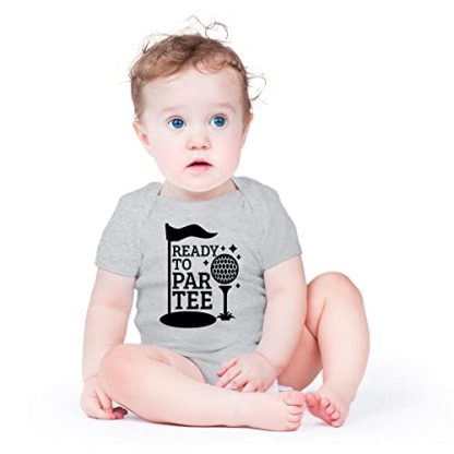 "Ready to Par Tee" Unisex Baby Bodysuit - Image 2