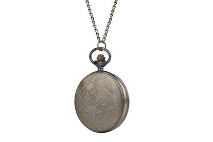 Vintage Steampunk Pocket Watch Necklace with Detachable Chain - Image 5