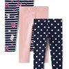 Varisty Letters/Pink/Tidal Dot 3-pack
