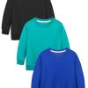 Black, Teal, Royal Blue