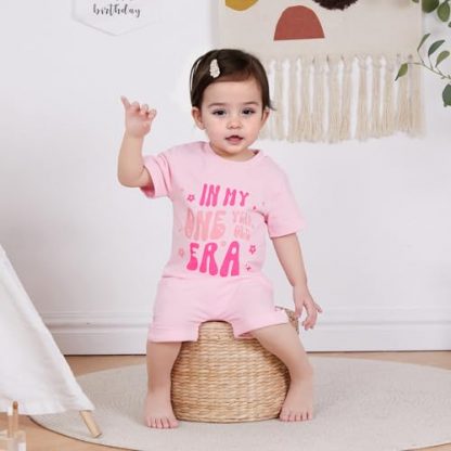 "First Birthday Celebration Outfit Set for Baby Girl" - Image 2