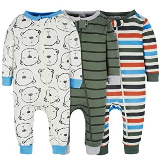 Three-Pack Snug Fit Cotton Pajamas for Baby Boys