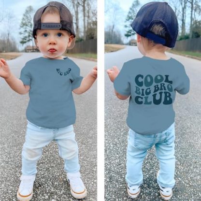 "Big Brother Club" Toddler T-Shirt: A Perfect Announcement Outfit - Image 3