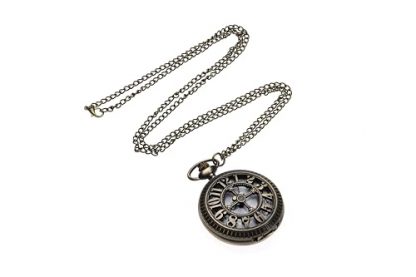 Vintage Steampunk Pocket Watch Necklace with Detachable Chain - Image 7